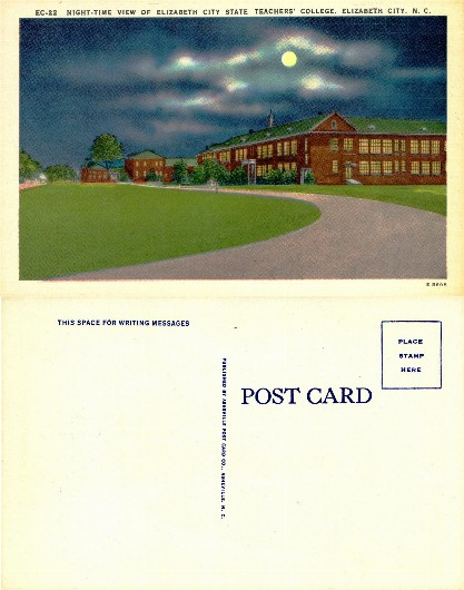 Elizabeth City State Teachers' College at Night