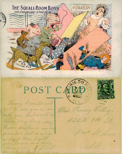 Chaotic Nursery Scene with Crying Babies