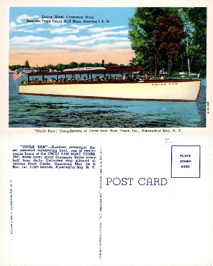 Sightseeing Boat 'Uncle Sam' on Water