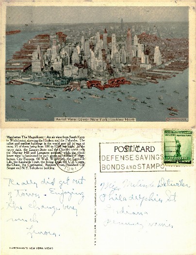 Aerial View of Lower Manhattan