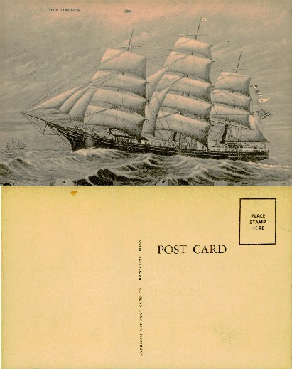 Ship Ivanhoe Sailing