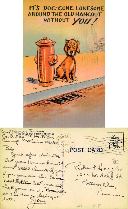 Lonesome Dog and Fire Hydrant