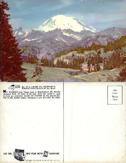 Mount Rainier from Tipsoo Lake
