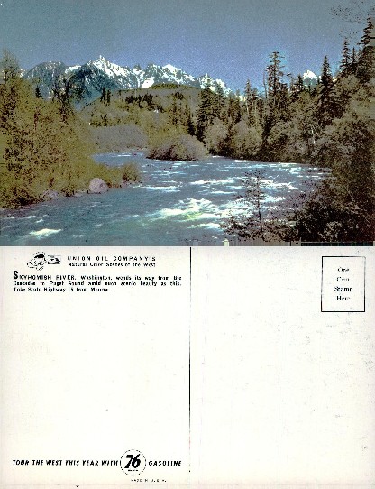 Skykomish River, Mountains, and Forest
