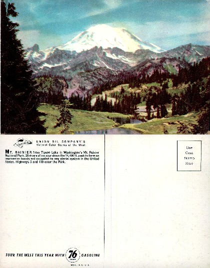 Mount Rainier from Tipsoo Lake