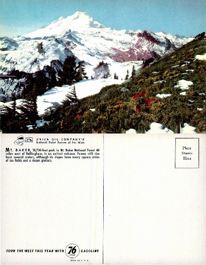 Mount Baker, Snow-Capped Mountain