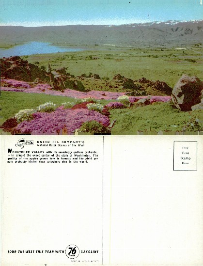 Wenatchee Valley Landscape with Lake