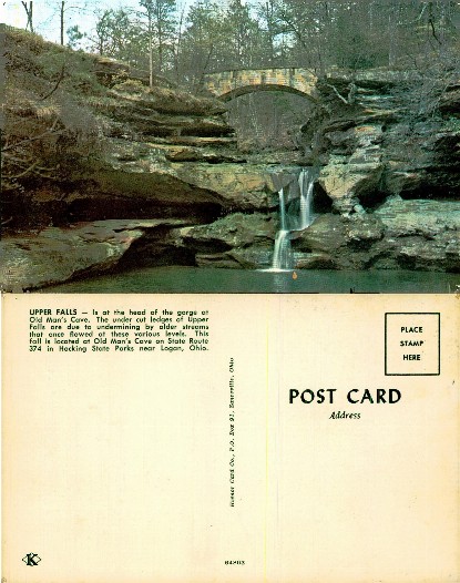 Upper Falls, Old Man's Cave and Bridge