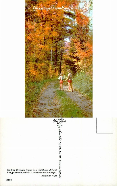 Children on Autumn Forest Path