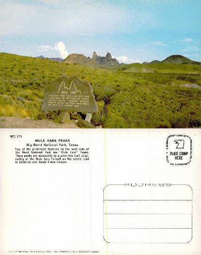 Mule Ears Peaks, Big Bend National Park