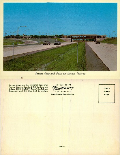Service Area and Oasis on Illinois Tollway