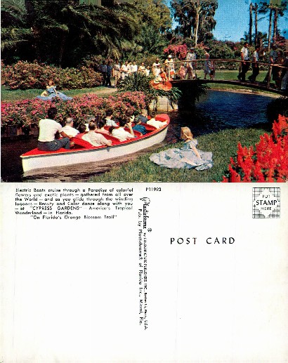 Electric Boats at Cypress Gardens