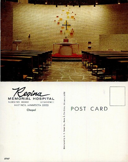 Chapel Interior with Modern Altar