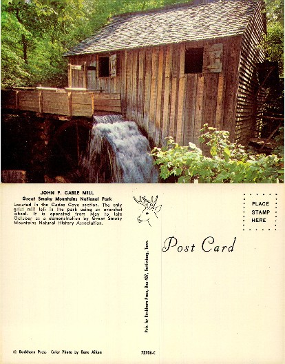 John P. Cable Mill with Water Wheel