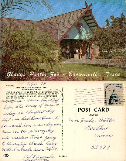 Gladys Porter Zoo Entrance Building