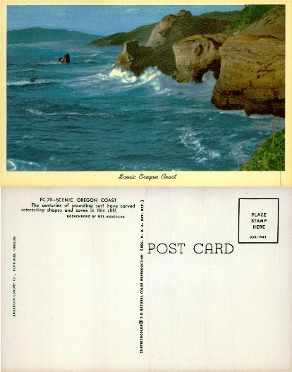 Scenic Oregon Coastline with Cliffs