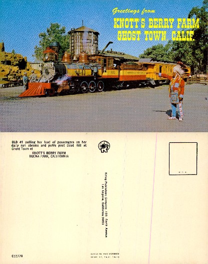 Knott's Berry Farm Ghost Town Train