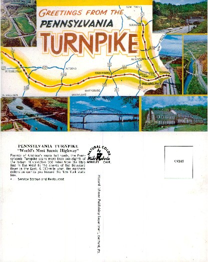 Pennsylvania Turnpike Map & Scenes