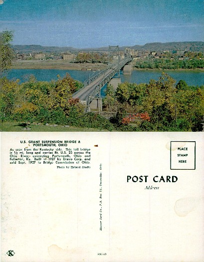 U.S. Grant Suspension Bridge and Portsmouth