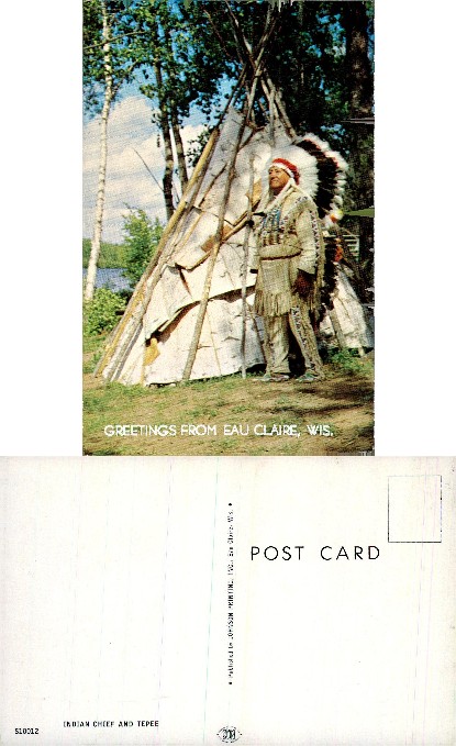 Indian Chief and Tepee
