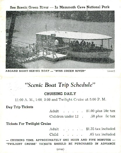Sight-seeing Boat on Green River