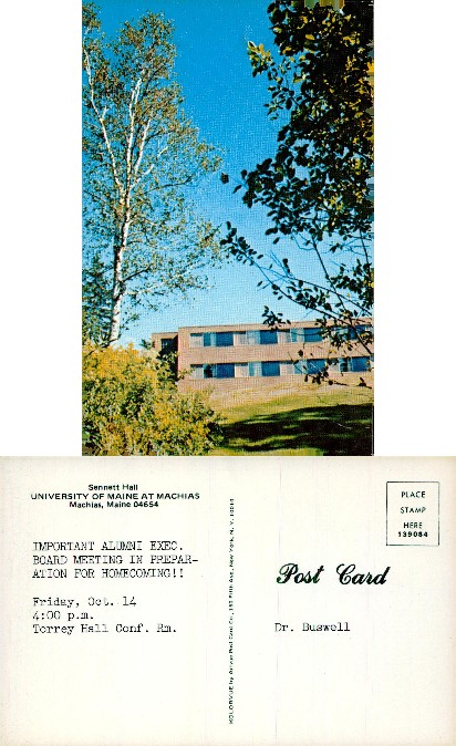University Building and Trees
