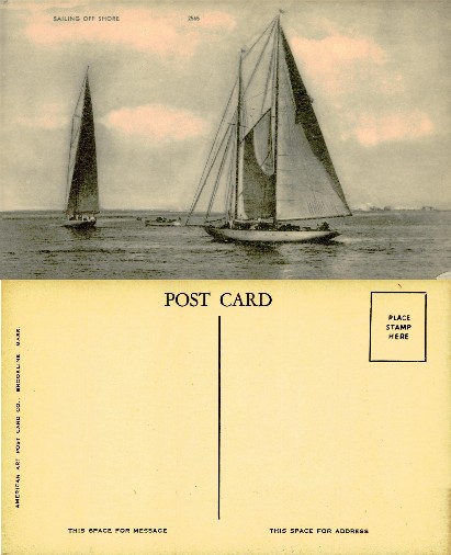 Two Sailboats Offshore