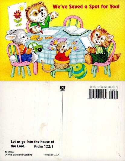 Cartoon Animals with Books and Toys