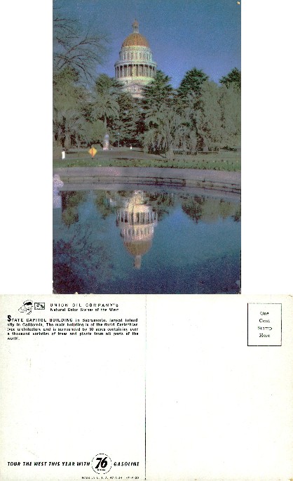 California State Capitol Building Reflection