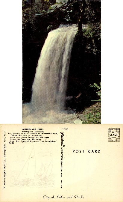 Minnehaha Falls Waterfall
