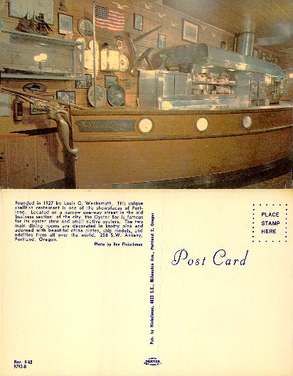 Ship-themed Oyster Bar Restaurant Interior