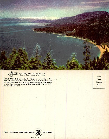 Lake Tahoe Scenic Mountain View