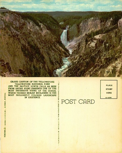 Grand Canyon of the Yellowstone Lower Falls