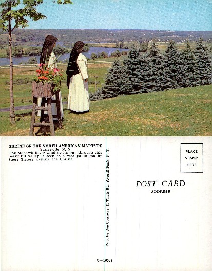 Nuns Viewing Mohawk River Valley Panorama