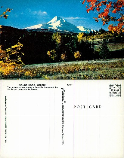 Mount Hood with Autumn Foliage