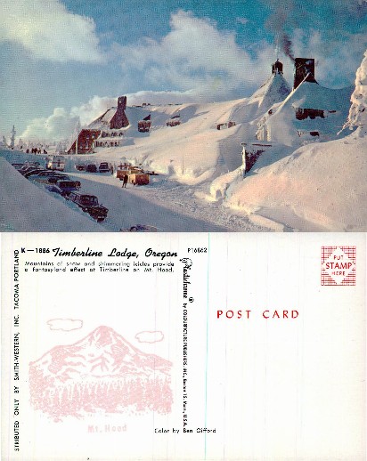 Timberline Lodge in Winter Snow