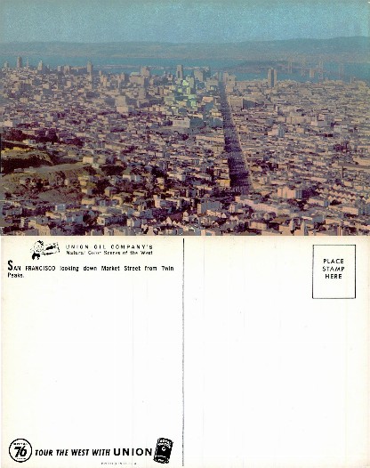 San Francisco Cityscape from Twin Peaks