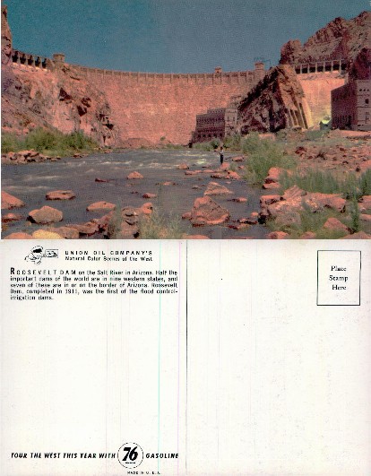 Roosevelt Dam on Salt River, Arizona
