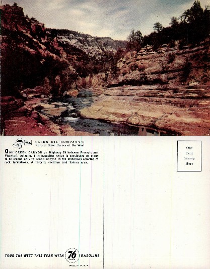 Oak Creek Canyon River and Cliffs