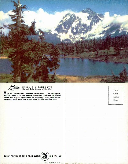Mount Shuksan and Lake Landscape
