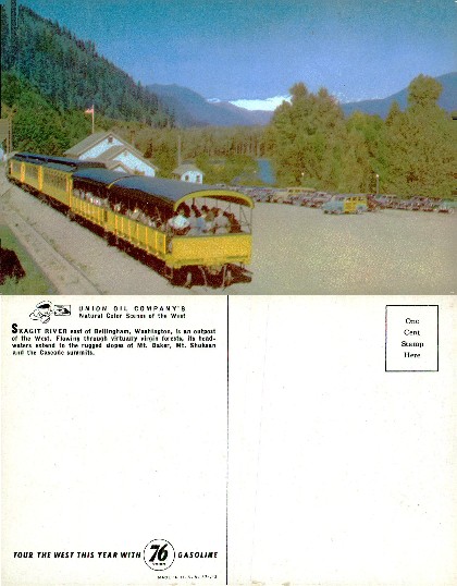Tourist Train in Mountain Valley