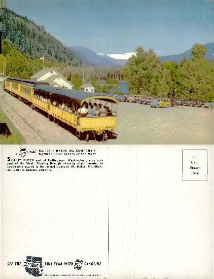 Skagit River Scenic Train & Mountain View