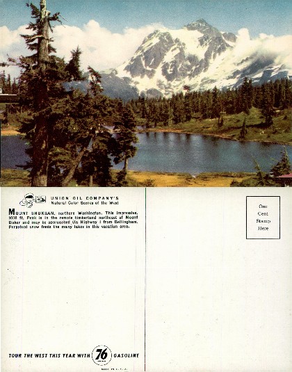 Mount Shuksan and Alpine Lake