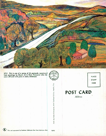 Painted Landscape with Road and House