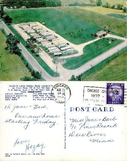 Mobile Home Park Aerial View