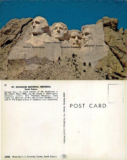 Mount Rushmore National Memorial Carving