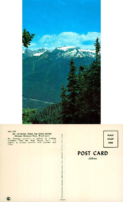 Mt. Olympus from High Divide Trail