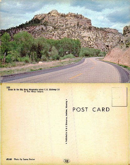Ten Sleep Canyon Highway 16 Scene
