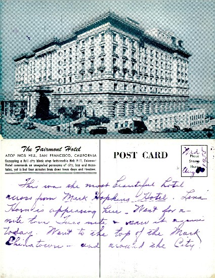 The Fairmont Hotel, San Francisco
