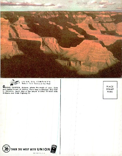 Grand Canyon Scenic View with Shadows